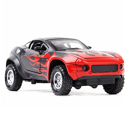 1 32 Alloy Diecasts Rally God of War Automodell Sound Und Licht Ziehen Rennspielzeug Geschenksammlung Zurück(Rot) von BMAONZ