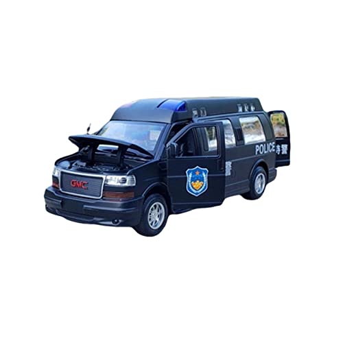 1 32 GMC Jim West Legierung MPV Nutzfahrzeugmodell Ton- Und Lichtsimulation Metallfahrzeug Jungen Spielzeugsammlung(B) von BMAONZ
