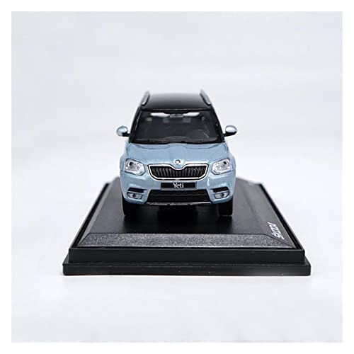 1 43 Für Volkswagen Skoda Yeti SUV Druckguss-Legierung Automodell Hohe Simulation Sammlerstück Ornament(Blau) von BMAONZ