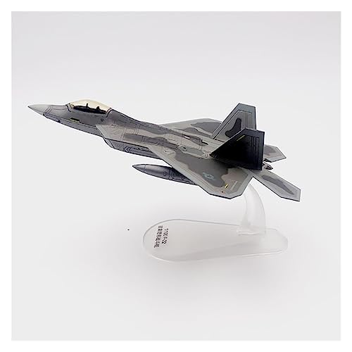 BMAONZ Kleinen Modellflugzeugen 1/100 Für Lockheed F-22 F22 Fighter US Air Force Druckguss Metall Flugzeug Modell Spielzeug Sammlung Handwerk Miniatur Modelle von BMAONZ