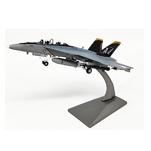 BMAONZ Kleinen Modellflugzeugen 1/100 Für US-Militärmodell F/A-18 Legierungsdruckguss-Flugzeugmodell Hornet F18 Jolly Roger Squadron Fighter Miniatur Modelle(2) von BMAONZ