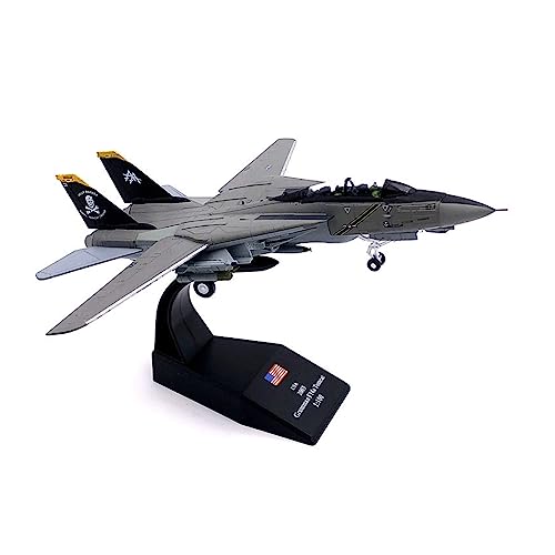 BMAONZ Kleinen Modellflugzeugen 1/100 Für US-Militärmodell F/A-18 Legierungsdruckguss-Flugzeugmodell Hornet F18 Jolly Roger Squadron Fighter Miniatur Modelle(Taglia unica) von BMAONZ