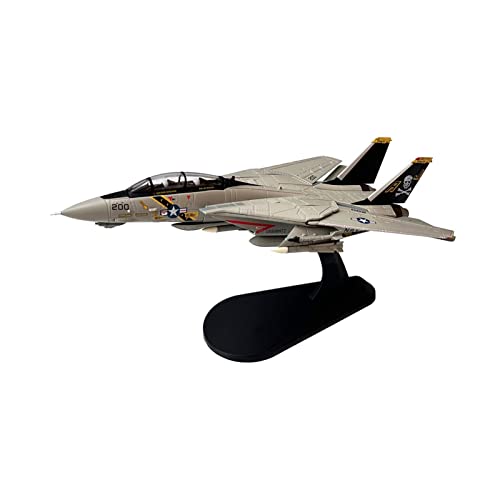 BMAONZ Kleinen Modellflugzeugen 1/100 USS Navy Grumman F-14 F14 F-14a Tomcat Vf-84 Für Kämpfer Metalldruckguss Flugzeug Mod Miniatur Modelle von BMAONZ