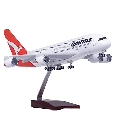 BMAONZ Kleinen Modellflugzeugen 1 160 Passend Für A380 Static Resin Die Cast Scale Flugzeugmodellsammlung Ornamente Display Geschenk Miniatur Modelle von BMAONZ