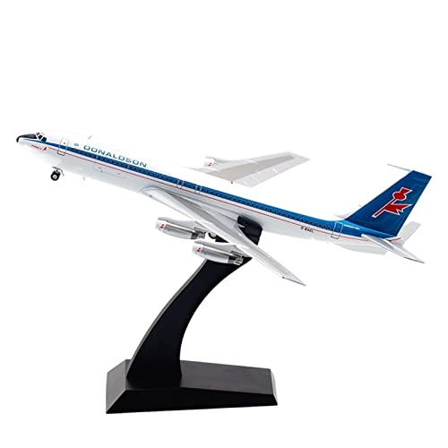 BMAONZ Kleinen Modellflugzeugen 1 200 Passend Für Donaldson Aircraft B707-300 FAC1201 Modell Mit Basisfahrwerk Flugzeugmodellsammlung Miniatur Modelle von BMAONZ