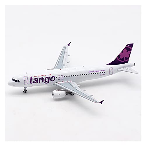 BMAONZ Kleinen Modellflugzeugen 1 200 Simulationsflugzeugmodell Passend Für Tango Aircraft A320 C-FLSF Flugzeugmodell-Dekorationskollektion Miniatur Modelle von BMAONZ