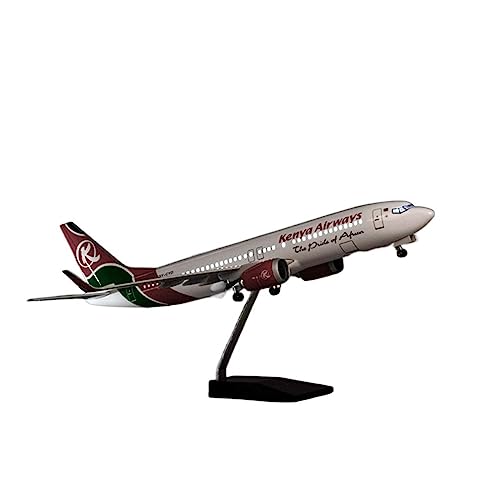 BMAONZ Kleinen Modellflugzeugen 1 85 Passend Für 737MAX Statische Druckgussharz Simulation Flugzeug Fertigmodell Dekorationen Geschenk Miniatur Modelle(with Light) von BMAONZ