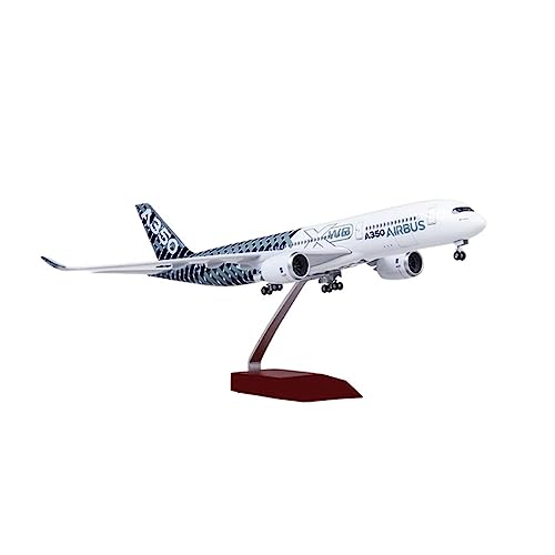 BMAONZ Kleinen Modellflugzeugen 1: 142 Für Airbus A350 Prototyp Airline Plane Model Light Wheel Scale Druckgussharz-Flugzeug Für Sammeln Miniatur Modelle(with Light) von BMAONZ