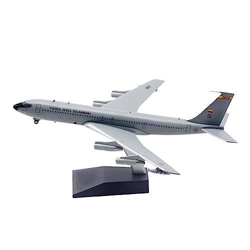 BMAONZ Kleinen Modellflugzeugen 1: 200 Passend Für B707-300 Statische Druckgusslegierung Passagiersimulation Flugzeugmodellsammlung Display Miniatur Modelle von BMAONZ