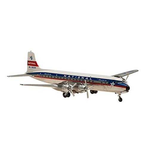 BMAONZ Kleinen Modellflugzeugen 1: 400 Passend Für DC-7 Metallsimulationsmaßstab Legierungsflugzeugmodell Die-cast Craft Decoration Collection Miniatur Modelle von BMAONZ