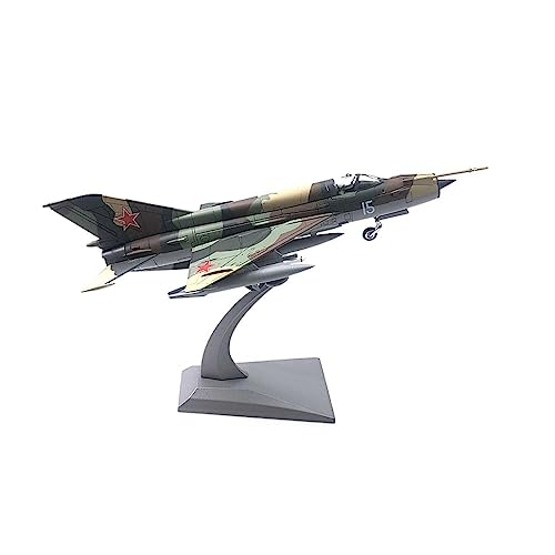 BMAONZ Kleinen Modellflugzeugen 1: 72 Für MiG 21 Druckguss-Metalllegierung Simulationsflugzeugmodell Fertiges Desktop-Dekorations-Souvenir Miniatur Modelle von BMAONZ