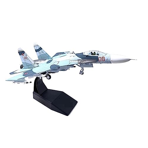 BMAONZ Kleinen Modellflugzeugen 1:100 Passend Für Su 27 Kämpfer Metall Druckguss Maßstab Flugzeugmodell Legierung Pendel Sammlung Souvenir Miniatur Modelle von BMAONZ