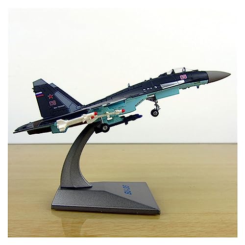 BMAONZ Kleinen Modellflugzeugen 1:144 Passend Für Su35-Kämpfer Static Die Casting Alloy Scale Model Simulation Aircraft Adult Collection Miniatur Modelle von BMAONZ
