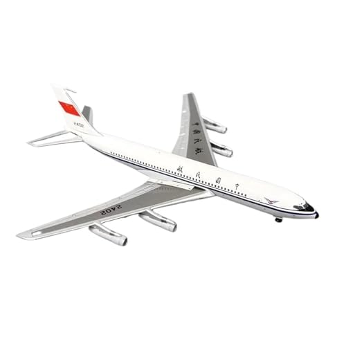 BMAONZ Kleinen Modellflugzeugen 1:400 Für B707 CAAC B707-300 2402 Flugzeuge Airlines Modell YU37001 Legierung Spielzeug Sammlung Eingang Display Miniatur Modelle von BMAONZ