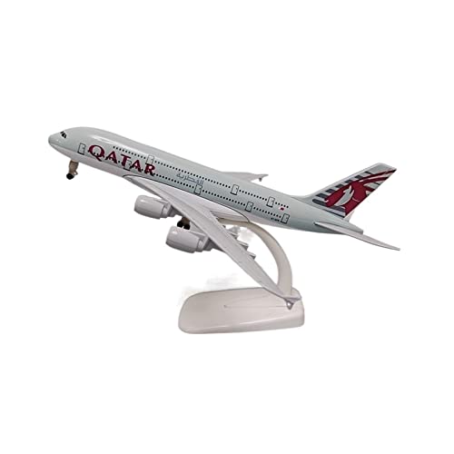 Kleinen Modellflugzeugen 20 cm Für Qatar Airways A380 Qatar Airbus 380 Aviation Druckguss-Flugzeugmodell Miniatur Modelle von BMAONZ