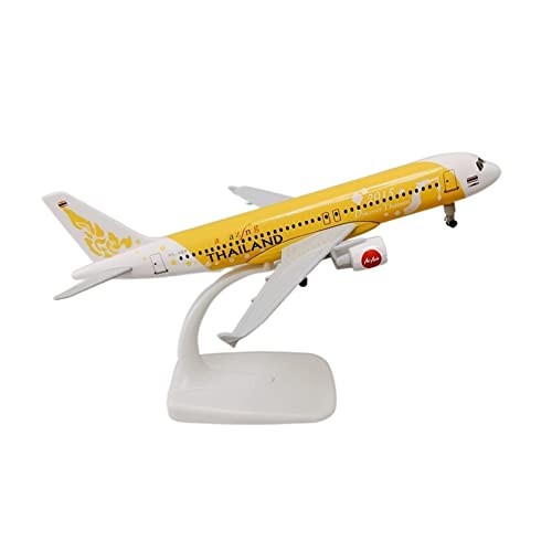 BMAONZ Kleinen Modellflugzeugen 20 cm for Thai Air Thailand 2015 Amazing Airbus 320 A320 Airline Flugzeugmodell Miniatur Modelle von BMAONZ