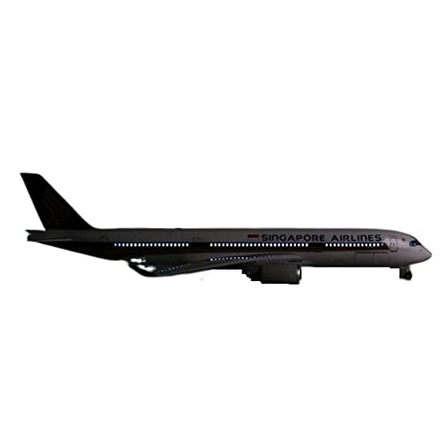 BMAONZ Kleinen Modellflugzeugen 47 cm 1/142 Flugzeuge Für Airbus A350 Singapur Flugzeugformguss Kunststoffharz Und Lampenrad Miniatur Modelle(with Light) von BMAONZ