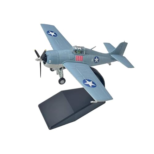 BMAONZ Kleinen Modellflugzeugen Grumman F4F Im Maßstab 1 72 Für Wildcat Fighter, Druckguss-Metallflugzeug, Flugzeugmodell, Einzelflugzeug Miniatur Modelle von BMAONZ