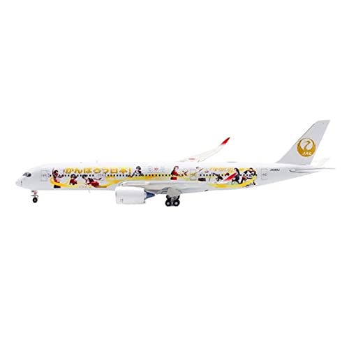 BMAONZ Kleinen Modellflugzeugen Luftfahrt Im Maßstab 1 400 Für Av4120 Japan Airlines Airbus A350-900 Ja06xj Alu-Flugzeugmodell Miniatur Modelle von BMAONZ