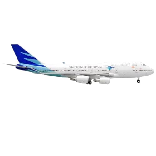 BMAONZ Kleinen Modellflugzeugen Maßstab 1 200 XX20126 Für Indonesian Airlines B747-400 PK-GSH Druckguss-Flugzeugmodell-Metallminiaturen Für Sammeln Miniatur Modelle von BMAONZ