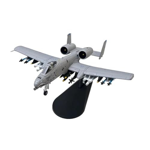 BMAONZ Kleinen Modellflugzeugen Maßstab 1:100 A-10 A10 FÜR Thunderbolt II Warthog Hog Attack Plane Fighter Diecast Metal Aircraft Model Miniatur Modelle(A-10A Shark DS) von BMAONZ