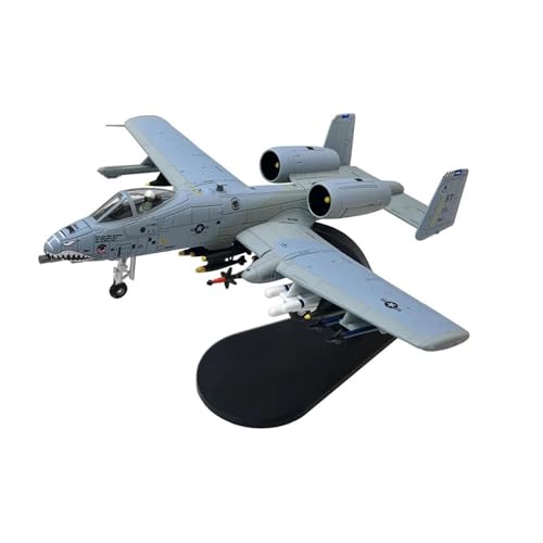 BMAONZ Kleinen Modellflugzeugen Maßstab 1:100 A-10 A10 FÜR Thunderbolt II Warthog Hog Attack Plane Fighter Diecast Metal Aircraft Model Miniatur Modelle(A-10C Shark GD) von BMAONZ