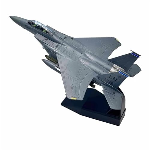 BMAONZ Kleinen Modellflugzeugen Maßstab 1:100 Army F-15E FÜR Strike Eagle Jagdbomber Flugzeug Druckguss Metall zusammengebautes Flugzeug Flugzeugmodell Miniatur Modelle von BMAONZ