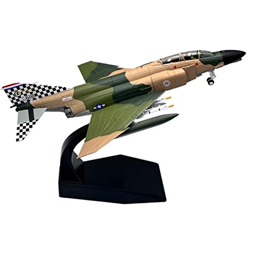 BMAONZ Kleinen Modellflugzeugen Maßstab 1:100 Maßstab 1:100 Für American F4c F-4c Phantom Fighter Druckguss-Metallsimulation Flugzeugmodell Miniatur Modelle(F4C I) von BMAONZ