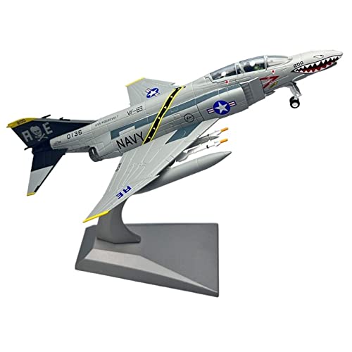 BMAONZ Kleinen Modellflugzeugen Maßstab 1:100 Maßstab 1:100 Für American F4c F-4c Phantom Fighter Druckguss-Metallsimulation Flugzeugmodell Miniatur Modelle(F4C II) von BMAONZ