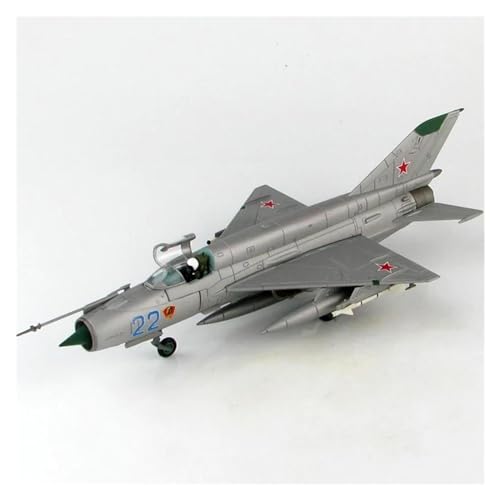 BMAONZ Kleinen Modellflugzeugen Modell Im Maßstab 1 72 Für MIG-21 SMT Fighter Der Sowjetischen Luftwaffe, Druckguss-Flugzeug, Geschenksammlung Miniatur Modelle von BMAONZ