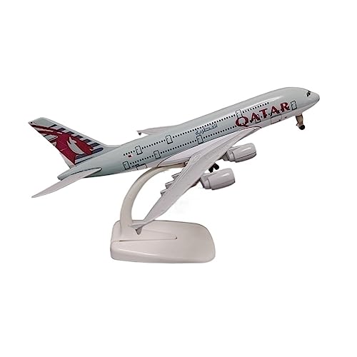 BMAONZ Kleinen Modellflugzeugen Passend Für A380 Flugzeug Flugzeugmodell Statische Simulation Legierung Metalldruckguss Fertige Sammlung 20 cm Miniatur Modelle von BMAONZ