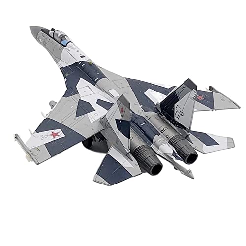 BMAONZ Kleinen Modellflugzeugen Russian for Fighter Su-35 Druckgussmetall Maßstab 1:100 Su35 Fertiges Flugzeugmodell Replik Statisch Miniatur Modelle(SU-35 1) von BMAONZ