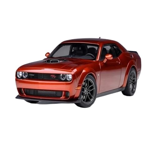 BMAONZ Miniatur Motorfahrzeug-Modelle 1/18 Für Dodge Challenger SRT 2022 Edition, Automodell Zimmerdekoration Ausstellungsmodelle Jungen-Geburtstagskollektion Fertigmodell(Red) von BMAONZ
