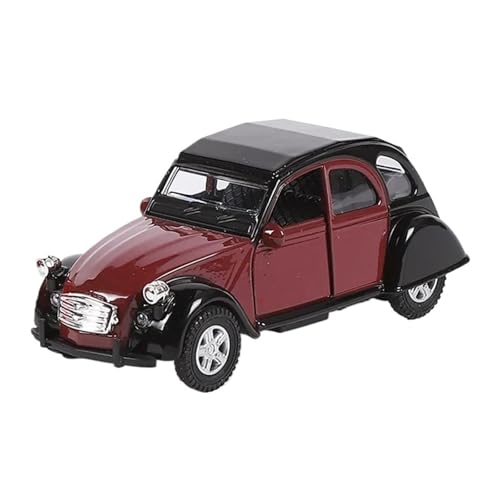 BMAONZ Miniatur Motorfahrzeug-Modelle 1/32 Skala Für Legierung Klassische Auto Modell Zurückziehen Diecast Kinder Spielzeug Simulation Fahrzeug Modell Decor Fertigmodell(Brown) von BMAONZ