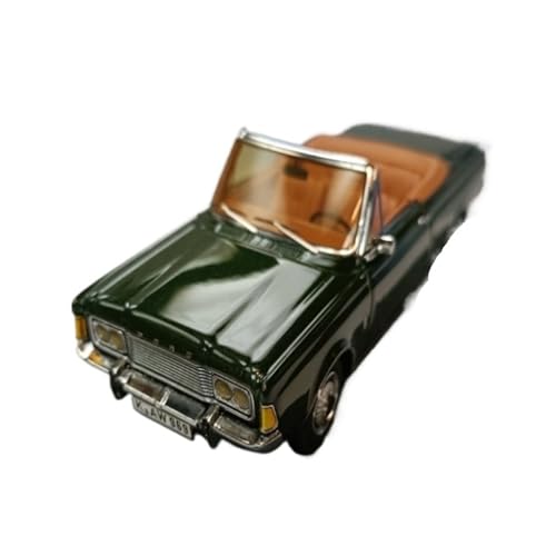 BMAONZ Miniatur Motorfahrzeug-Modelle 1/43 Für Ford Taunus P7 Deutsch Green Edition Coupe Cabrio Limousine Modell Display Stand Auto Modell Fertigmodell von BMAONZ