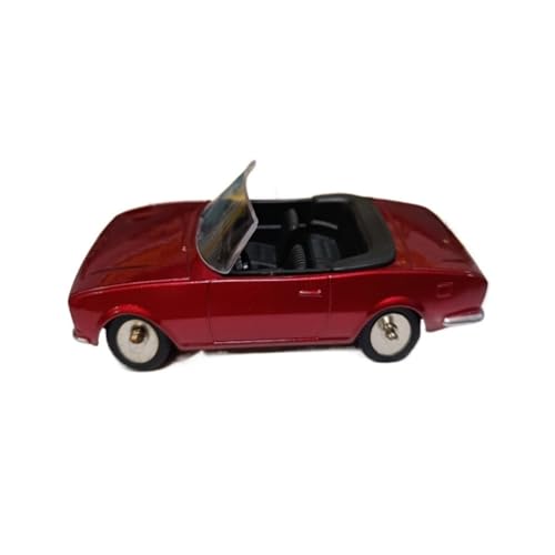 BMAONZ Miniatur Motorfahrzeug-Modelle 1/43 Für Peugeot 504 Rot Legierung Cabrio Auto Modell Limited Edition Auto Modelle Fertigmodell BMAONZ Miniatur Motorfahrzeug-Modelle 1/43 Für Peugeot 504 Rot Legierung Cabrio Auto Modell Limited Edition Auto Modelle Fertigmodell von BMAONZ