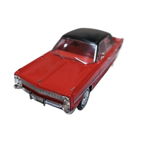 BMAONZ Miniatur Motorfahrzeug-Modelle 1/43 Für Plymouth Fury Sedan 1968 Red Rampage 4 Tür Limousine Modell Oldtimer Modelle Dekorative Ornamente Fertigmodell von BMAONZ