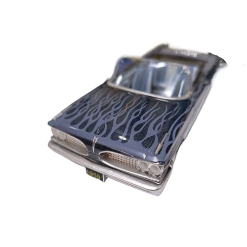 BMAONZ Miniatur Motorfahrzeug-Modelle 1/43 Für Pontiac Cabrio 1959 Grau Oldtimer Modell Limousine Auto Modell Display Stand Dekoration Auto Modell Fertigmodell von BMAONZ