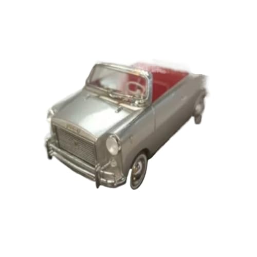 BMAONZ Miniatur Motorfahrzeug-Modelle 1/43 Für Ramses Gamila Silbergraues Cabrio-Automodell Druckguss-Automodelle Miniatur-Automodelle Fertigmodell von BMAONZ
