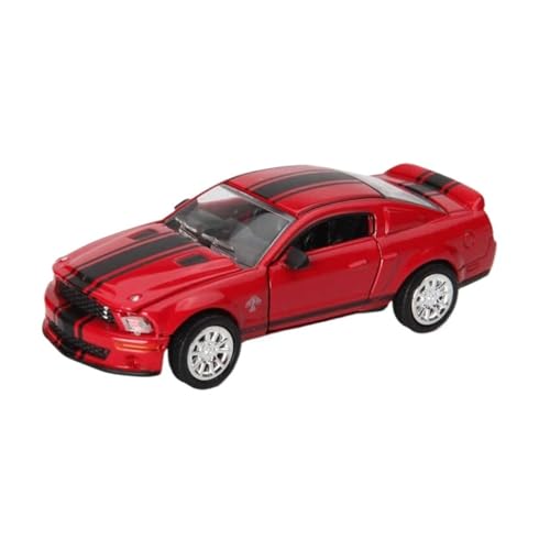 BMAONZ Miniatur Motorfahrzeug-Modelle 1/64 Für Ford 427 GT500 Mustang Sportwagen Legierung Modell Rot Druckguss Spielzeug Fahrzeug Display Fertigmodell von BMAONZ