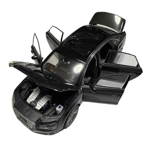 BMAONZ Miniatur Motorfahrzeug-Modelle 1:18 Für Audi A8 W12 2010 Luxuslimousine Simulation Legierung Modell Fans Sammlung Home Dekoration Metall Ornamente Fertigmodell von BMAONZ