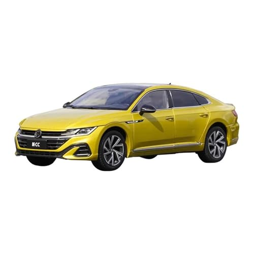 Miniatur Motorfahrzeug-Modelle 1:18 Für FAW-Volkswagen Cc Modell 2021 Modell Legierung Simulation Auto Modell Hobbyist Serie Überraschung Display Fertigmodell(Gold) von BMAONZ