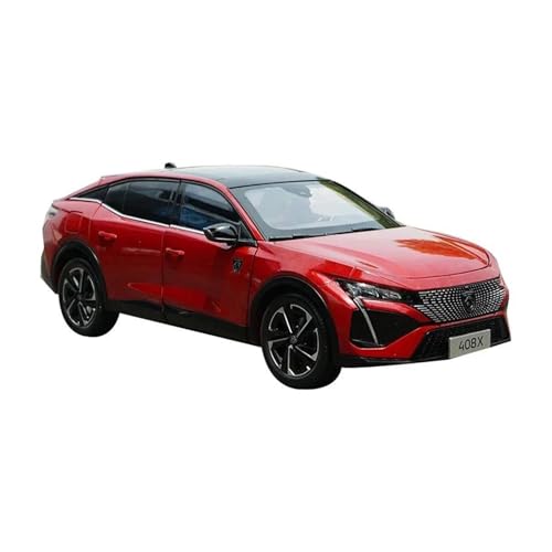 BMAONZ Miniatur Motorfahrzeug-Modelle 1:18 Für Peuge 408X 2023 Modell Druckgusslegierung Simulation Automodell Exquisite Automodelle Souvenir-Display Fertigmodell von BMAONZ