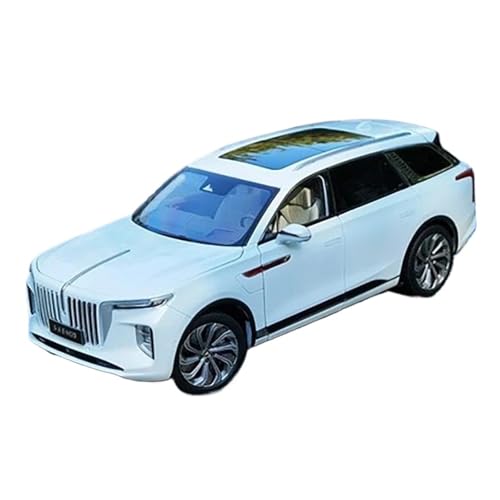BMAONZ Miniatur Motorfahrzeug-Modelle 1:18 Für Red Flag E-HS9 SUV-Modell Aus Druckgusslegierung Souvenir Hobby-Sammlung Statische Urlaubsanzeige Fertigmodell von BMAONZ