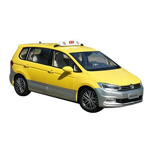 BMAONZ Miniatur Motorfahrzeug-Modelle 1:18 Für SAIC Volkswagen Touran L Taxi TOURAN Taxi Metall Auto Modell Fahrzeug Enthusiasten Sammlungen Fertigmodell von BMAONZ