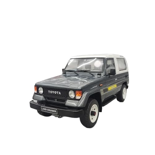 BMAONZ Miniatur Motorfahrzeug-Modelle 1:18 Für Toyota Land Cruiser Lj73 Land Cruiser Simulation Harz Auto Modell Fans Sammlung Hause Dekoration Fertigmodell von BMAONZ