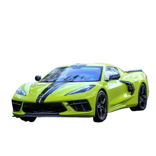 Miniatur Motorfahrzeug-Modelle 1:24 Für 2020 Corvette Coupe Legierung Auto Modell Supercar Druckguss Fahrzeuge Spielzeug Druckguss Sammlung Fertigmodell(Green) von BMAONZ
