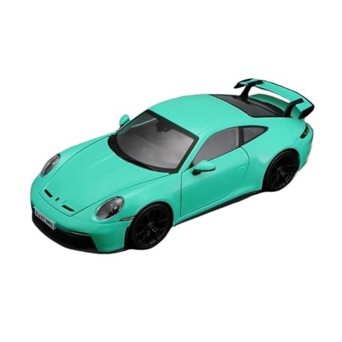BMAONZ Miniatur Motorfahrzeug-Modelle 1:24 Für Porsche 911 Neue Legierung Luxus Fahrzeug Diecast Sport Auto Modell Sammlung Druckguss Spielzeug Hobbys Fertigmodell(Green) von BMAONZ