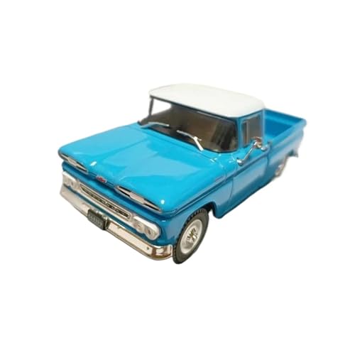 BMAONZ Miniatur Motorfahrzeug-Modelle 1:43 Für Chevy C-10 1961 Pickup Blau Druckguss Seltenes LKW-Modell Klassisches Transporter-Souvenirauto Aus Legierung Fertigmodell von BMAONZ