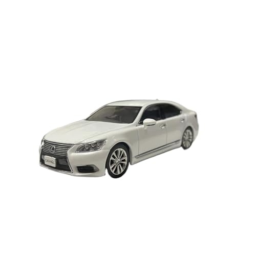 BMAONZ Miniatur Motorfahrzeug-Modelle 1:43 Für Lexus Ls600h Uvf45 2014 Legierung Statisches Auto Modell Weiß Fan Sammlung Spielzeug Souvenir Metall Ornamente Fertigmodell von BMAONZ
